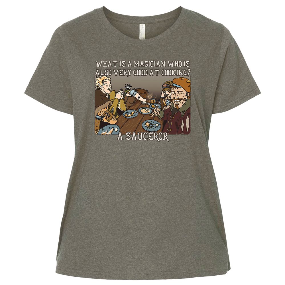 Ladies Curvy Jersey - J61UFFLL - Bamboo Blackout - 2