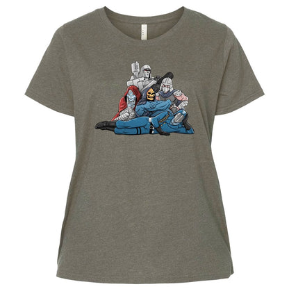 Ladies Curvy Jersey - 5QDKQ34T - Bamboo Blackout - 2