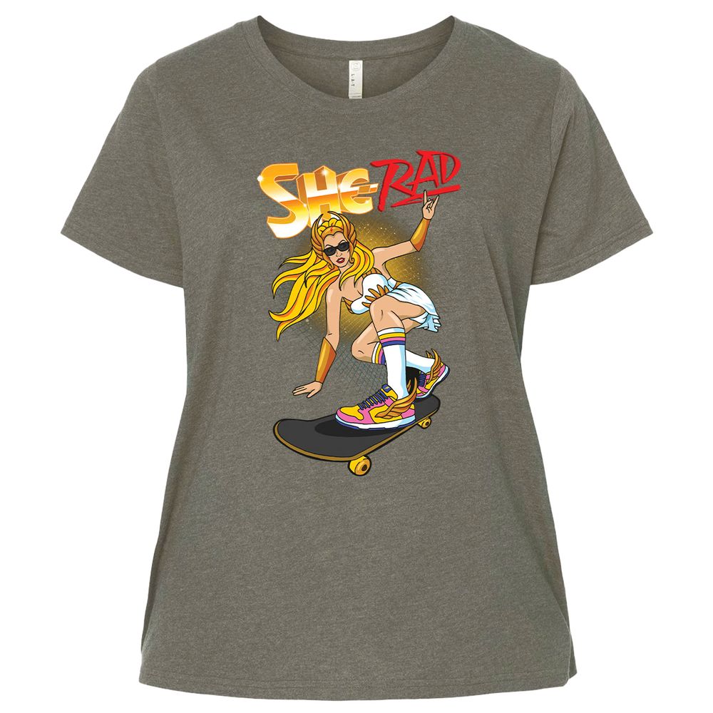 Ladies Curvy Jersey - XQZ96HJT - Bamboo Blackout - 2