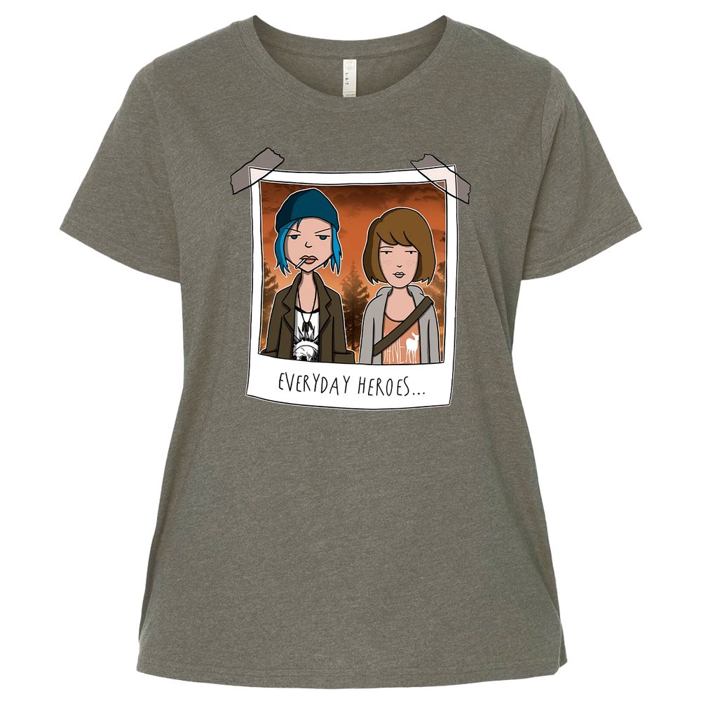 Ladies Curvy Jersey - J4WU9MKU - Bamboo Blackout - 2