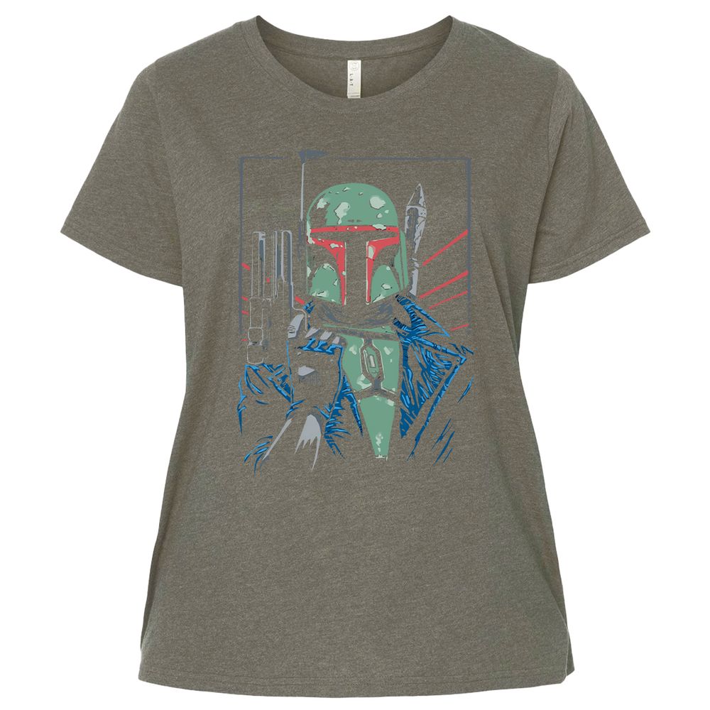 Ladies Curvy Jersey - G82DPTV8 - Bamboo Blackout - 2