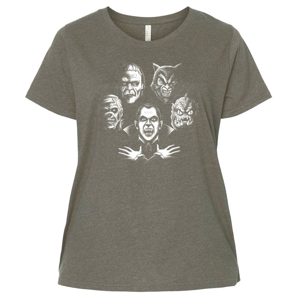 Ladies Curvy Jersey - 9KJF8ZGG - Bamboo Blackout - 2