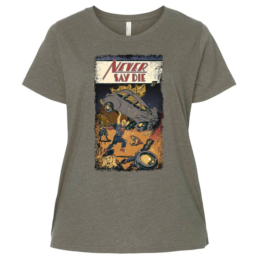 Ladies Curvy Jersey - 78BJQ1LM - Bamboo Blackout - 2