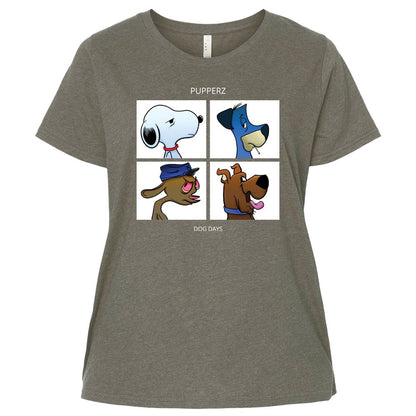 Ladies Curvy Jersey - D1J7EFLA - Bamboo Blackout - 2