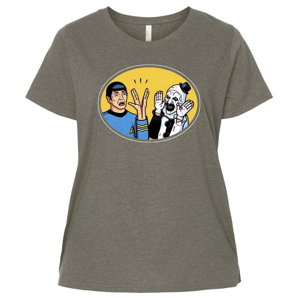 Ladies Curvy Jersey - A23L4TV9 - Bamboo Blackout - 2