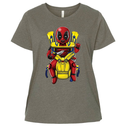 Ladies Curvy Jersey - U39L7A3T - Bamboo Blackout - 2