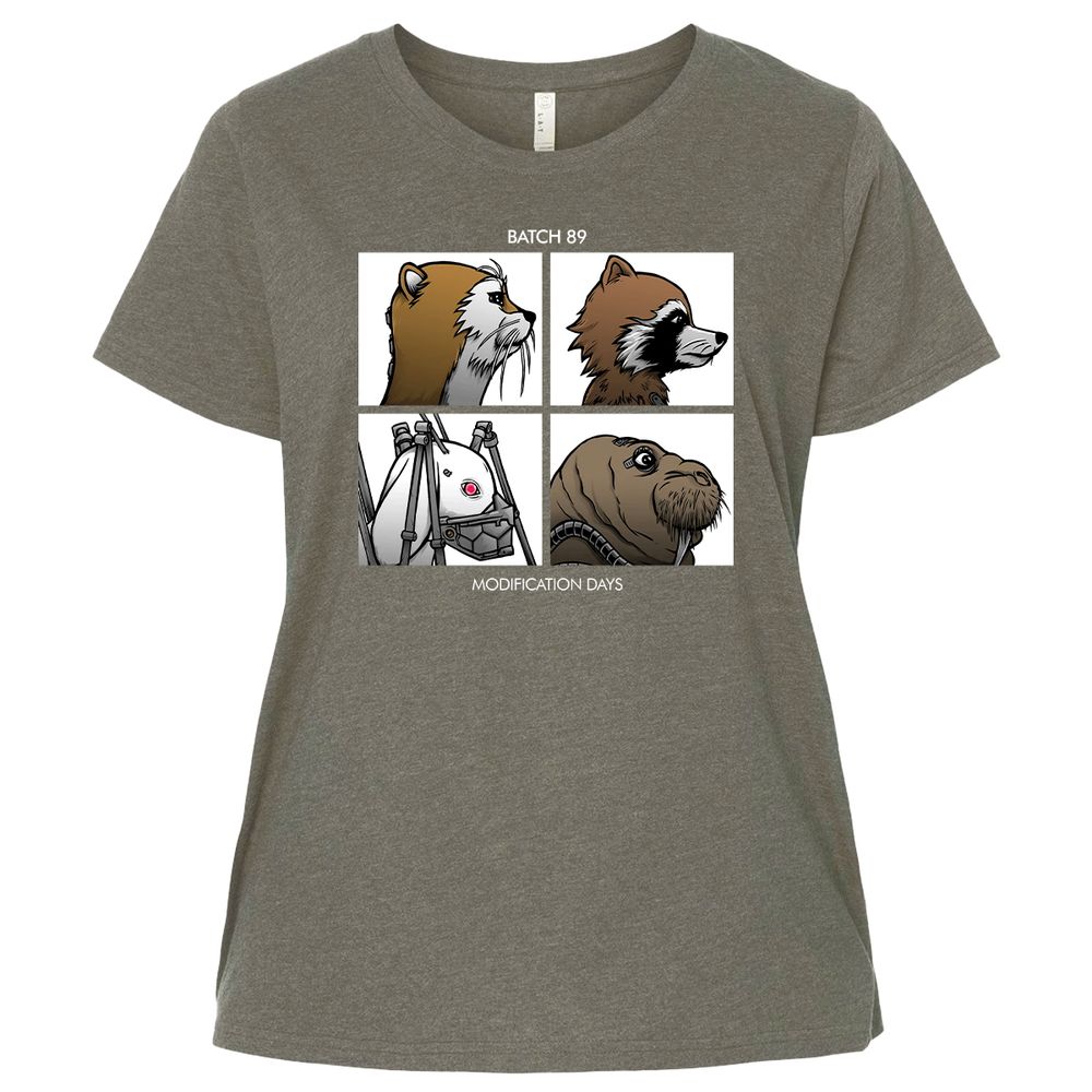 Ladies Curvy Jersey - QEYFZ5SB - Bamboo Blackout - 2