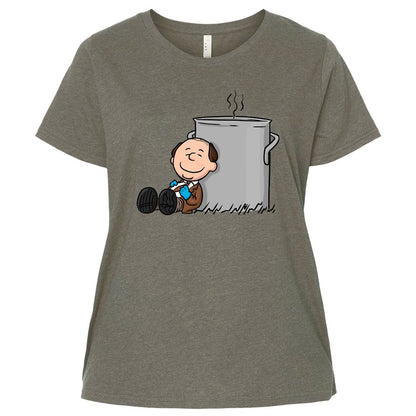 Ladies Curvy Jersey - 8D1K65AD - Bamboo Blackout - 2