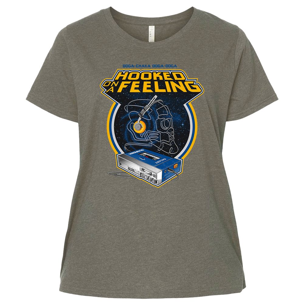 Ladies Curvy Jersey - BU5X6MQX - Bamboo Blackout - 2