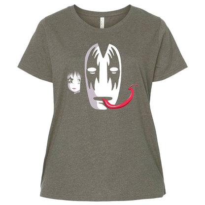 Ladies Curvy Jersey - 7FR9D7JK - Bamboo Blackout - 2