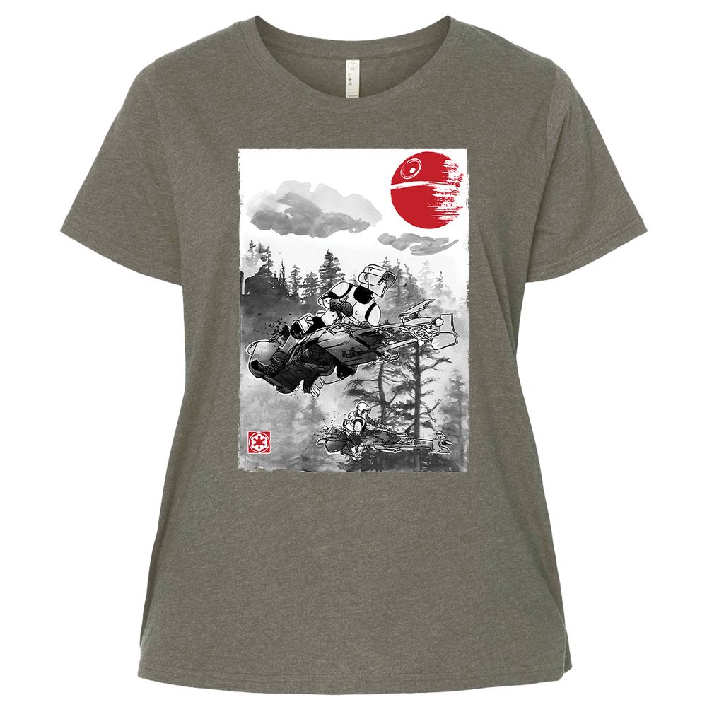 Ladies Curvy Jersey - WSJNQ7NN - Bamboo Blackout - 2