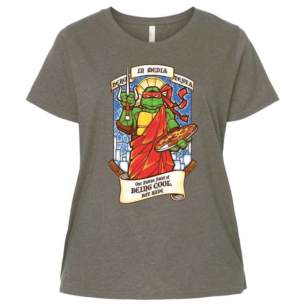 Ladies Curvy Jersey - XFQSZV4R - Bamboo Blackout - 2