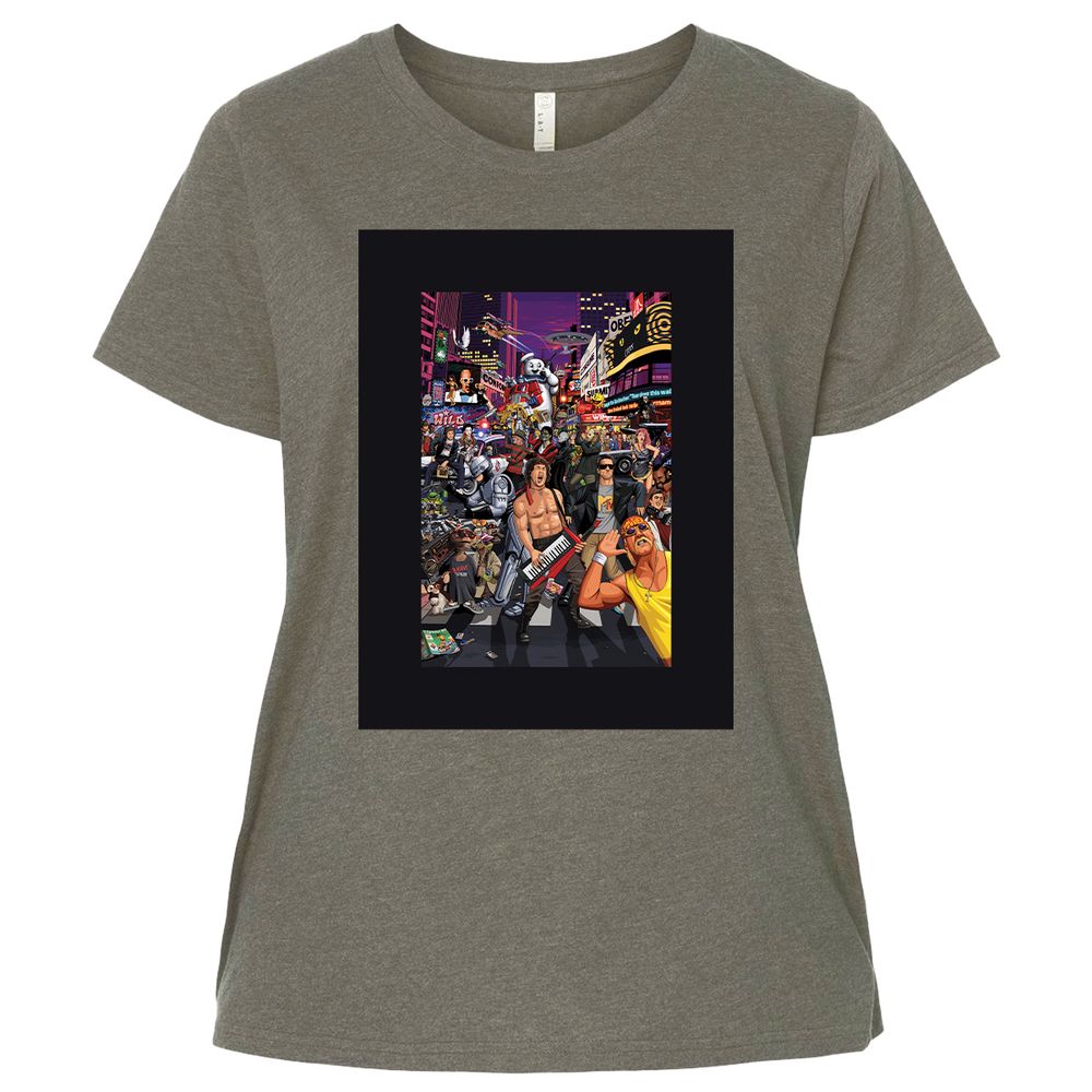 Ladies Curvy Jersey - Q9Z57QSZ - Bamboo Blackout - 2