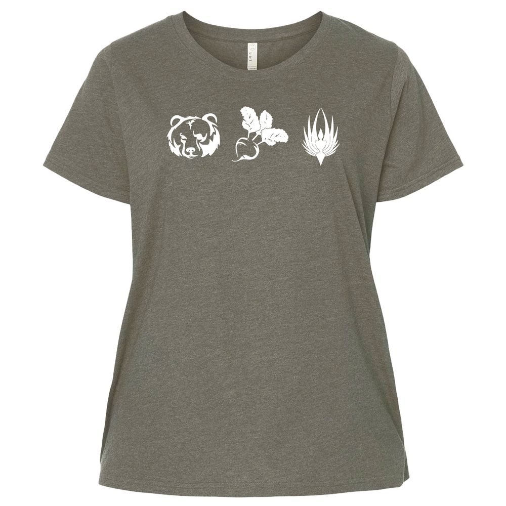 Ladies Curvy Jersey - 14D3NFDK - Bamboo Blackout - 2