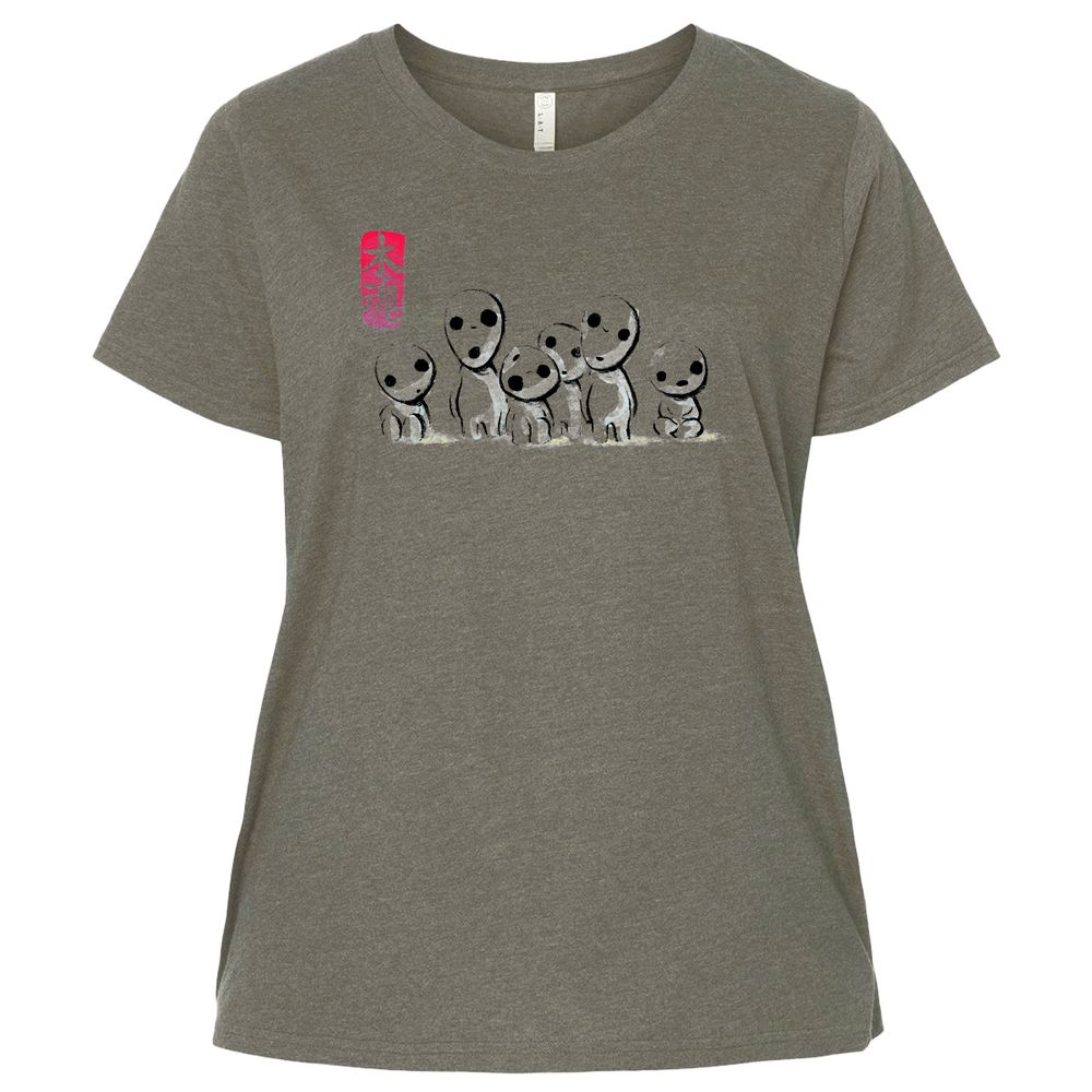 Ladies Curvy Jersey - U9ZZJ876 - Bamboo Blackout - 2