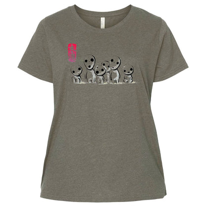 Ladies Curvy Jersey - U9ZZJ876 - Bamboo Blackout - 2