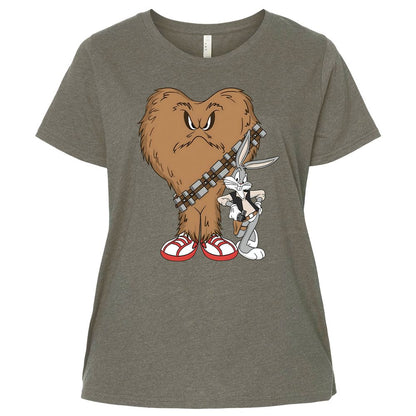 Ladies Curvy Jersey - 6DFKAEZL - Bamboo Blackout - 2