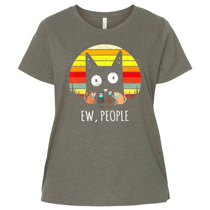 Ladies Curvy Jersey - C78JNPMF - Bamboo Blackout - 2