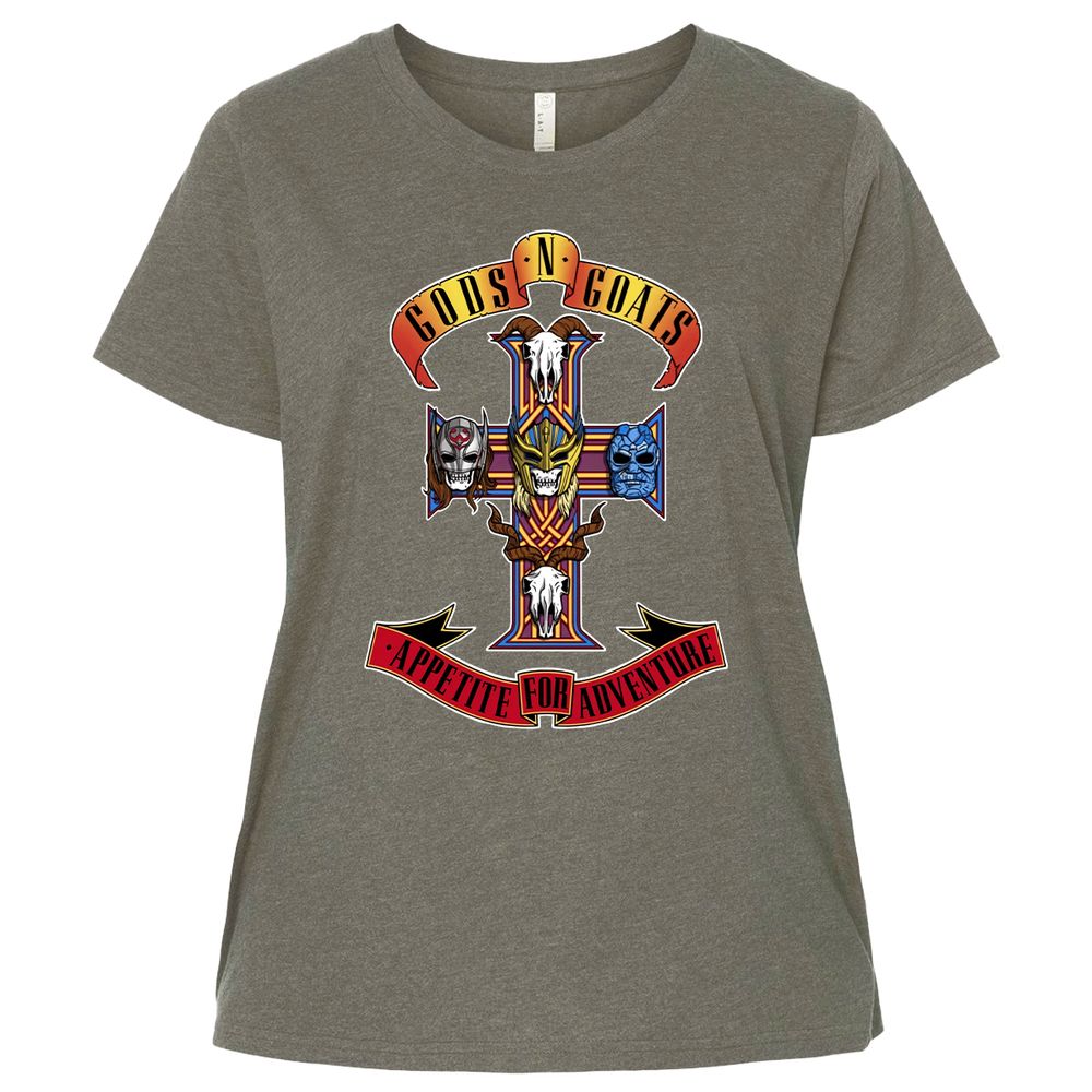 Ladies Curvy Jersey - ANRDPQBZ - Bamboo Blackout - 2