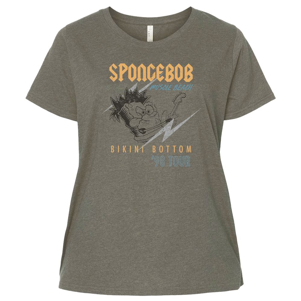 Ladies Curvy Jersey - YM844943 - Bamboo Blackout - 2