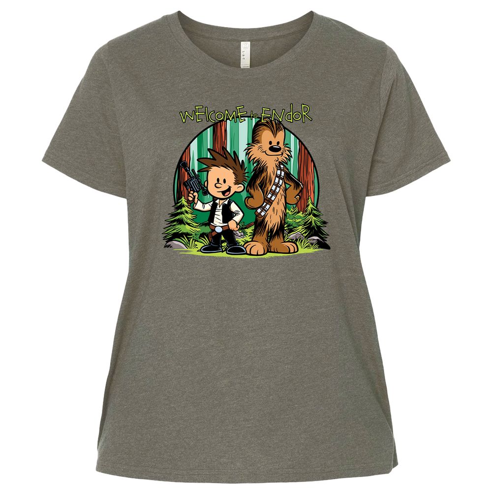 Ladies Curvy Jersey - 3W7UVUUP - Bamboo Blackout - 2