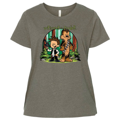 Ladies Curvy Jersey - 3W7UVUUP - Bamboo Blackout - 2