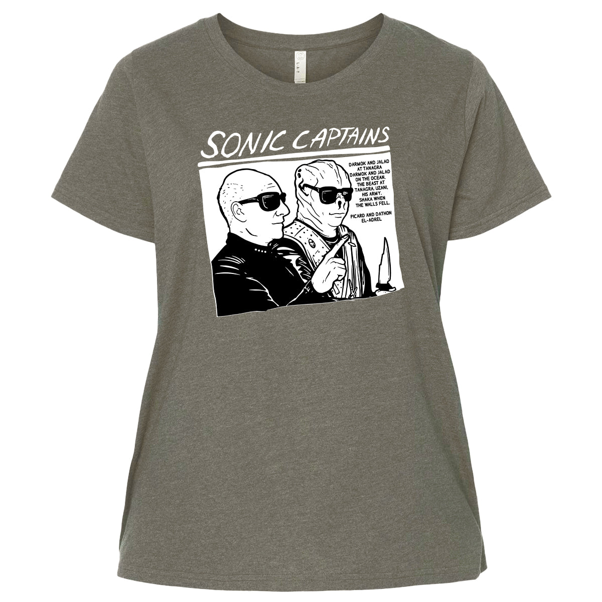 Ladies Curvy Jersey - LERJT2LG - Bamboo Blackout - 2