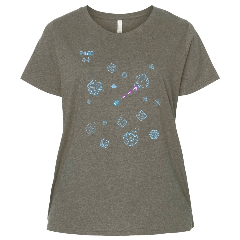 Ladies Curvy Jersey - A3M8J7JT - Bamboo Blackout - 2