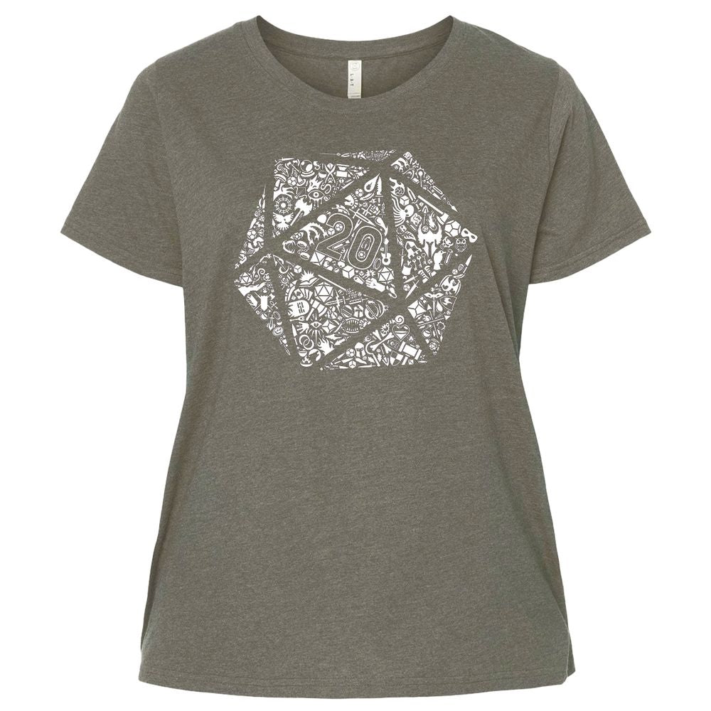 Ladies Curvy Jersey - LJXKDLNG - Bamboo Blackout - 2