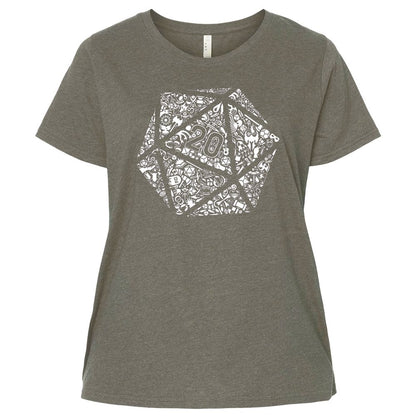 Ladies Curvy Jersey - LJXKDLNG - Bamboo Blackout - 2