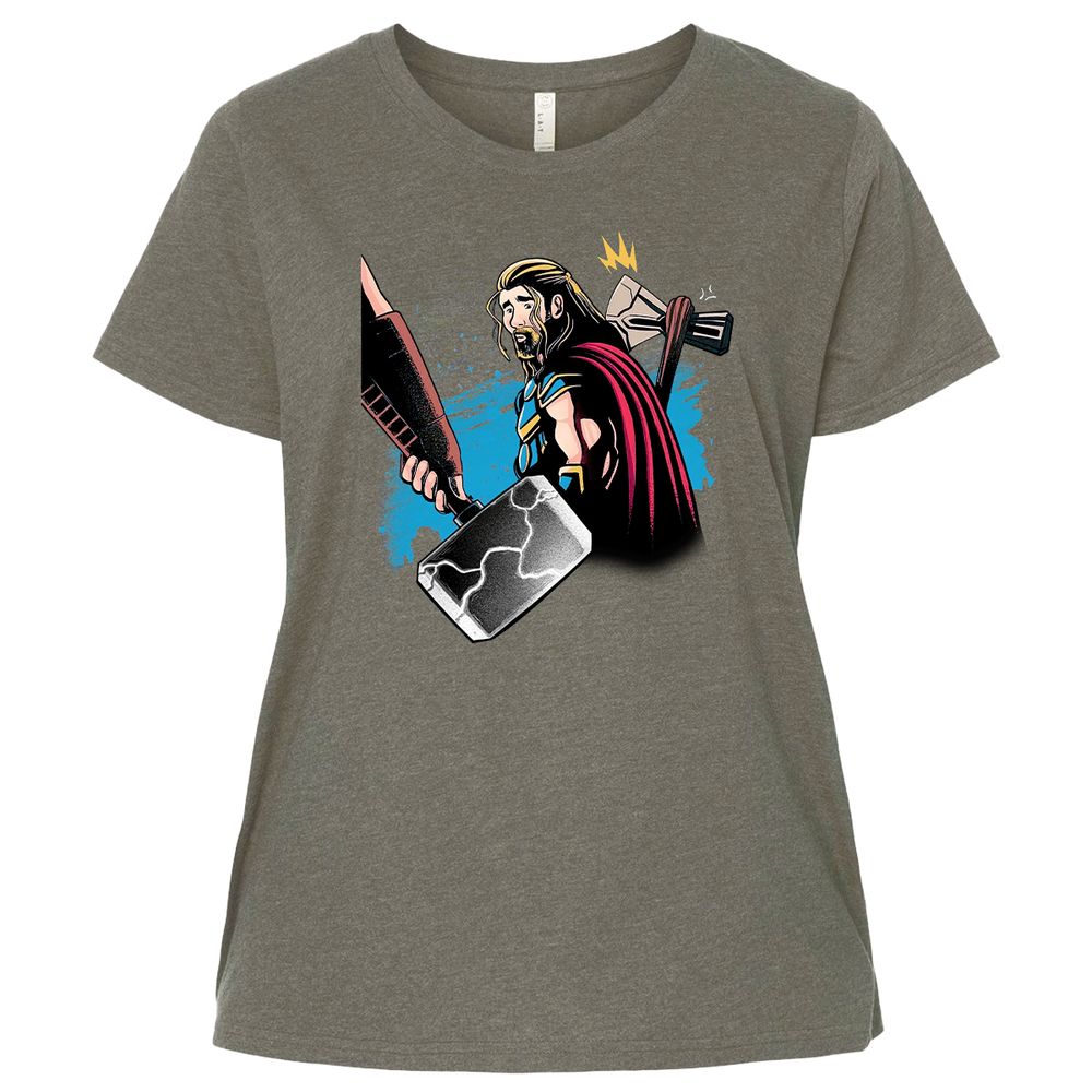 Ladies Curvy Jersey - CNHQ9FK3 - Bamboo Blackout - 2