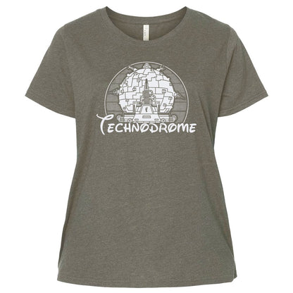 Ladies Curvy Jersey - AMWE1Q9Q - Bamboo Blackout - 2