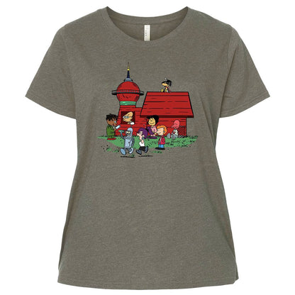 Ladies Curvy Jersey - VFUP49KJ - Bamboo Blackout - 2