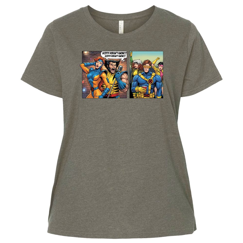 Ladies Curvy Jersey - UWR2K8XZ - Bamboo Blackout - 2