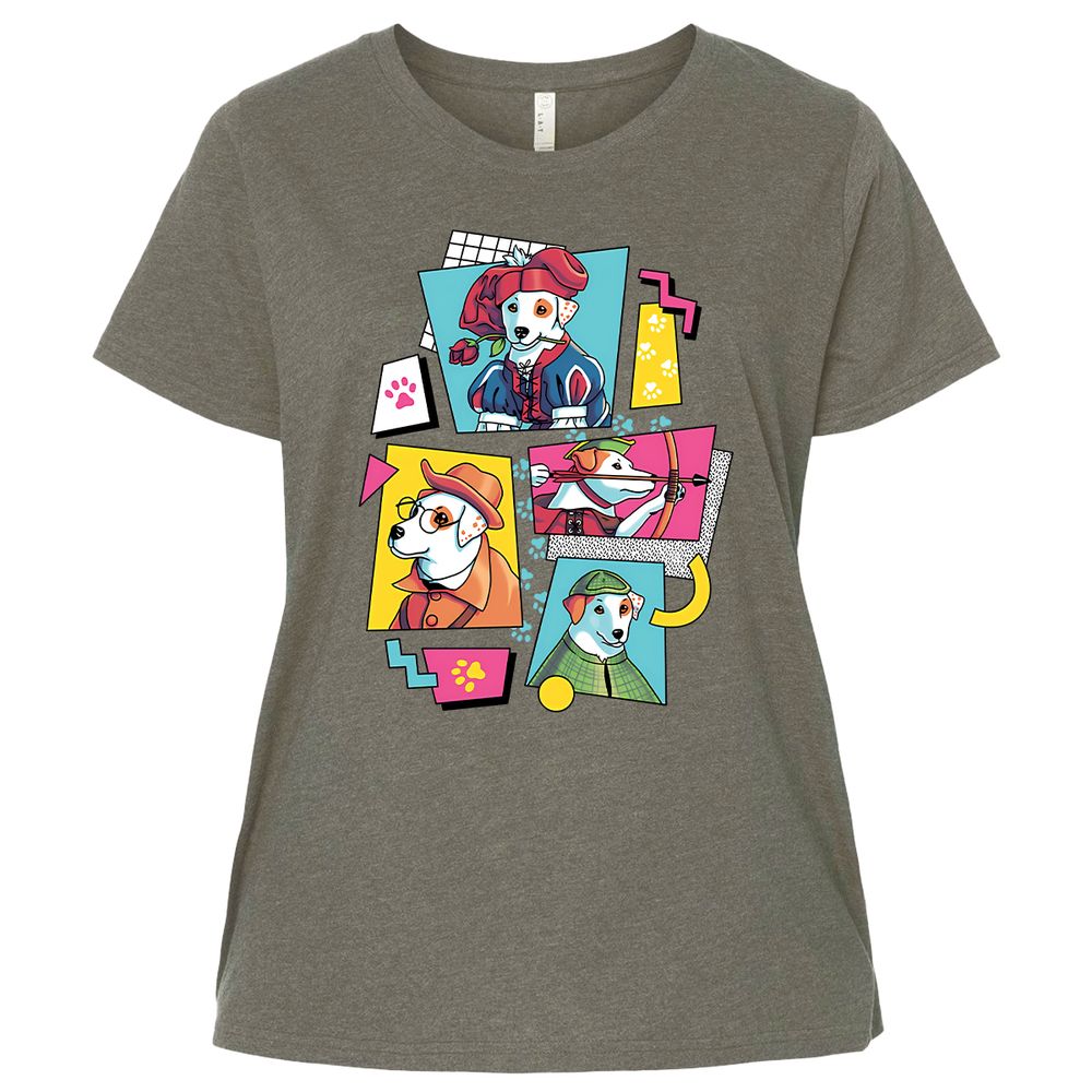 Ladies Curvy Jersey - 9WYRC8QH - Bamboo Blackout - 2