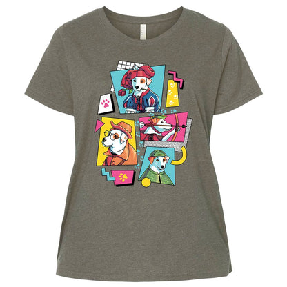 Ladies Curvy Jersey - 9WYRC8QH - Bamboo Blackout - 2