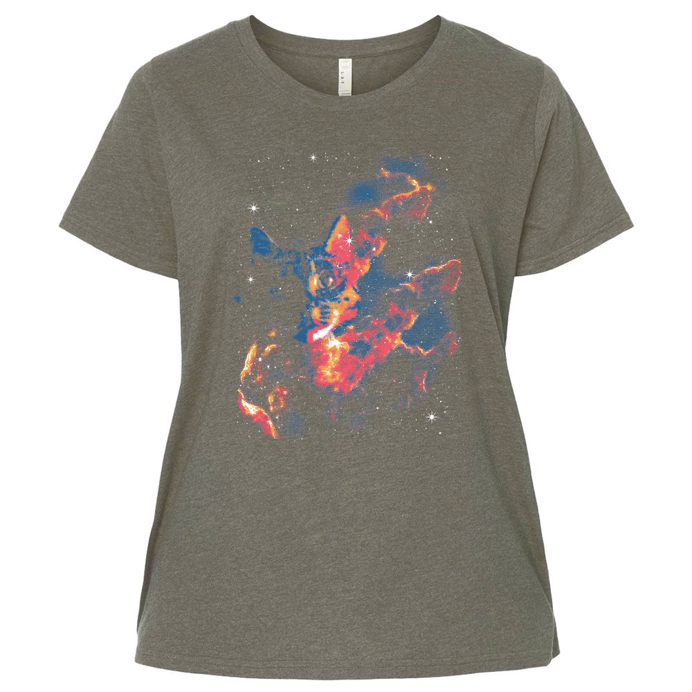 Ladies Curvy Jersey - 16KPDLHZ - Bamboo Blackout - 2