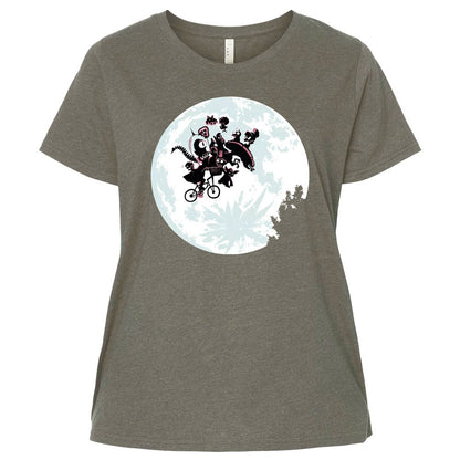 Ladies Curvy Jersey - QHKMVX2N - Bamboo Blackout - 2