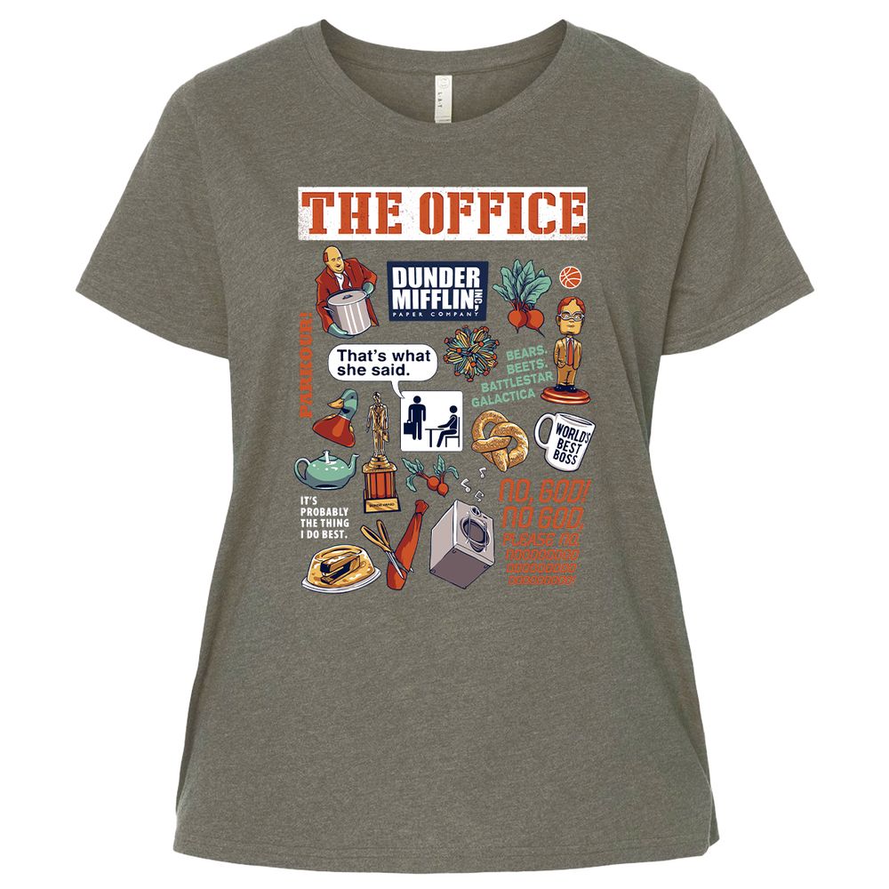 Ladies Curvy Jersey - 7E842QMT - Bamboo Blackout - 2