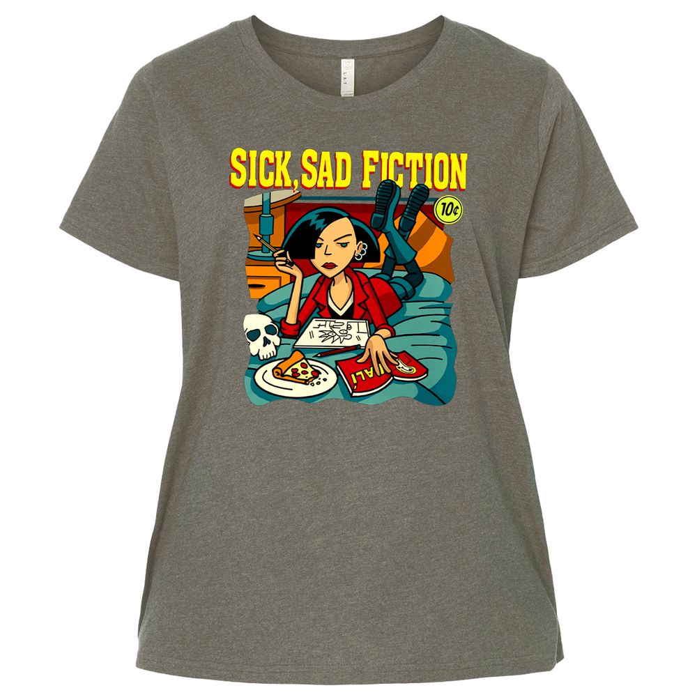 Ladies Curvy Jersey - A6H4N3S3 - Bamboo Blackout - 2