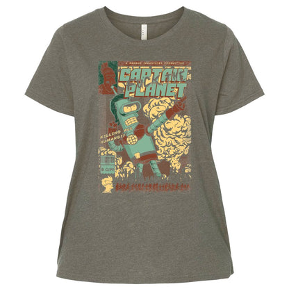 Ladies Curvy Jersey - D3Q9KE72 - Bamboo Blackout - 2