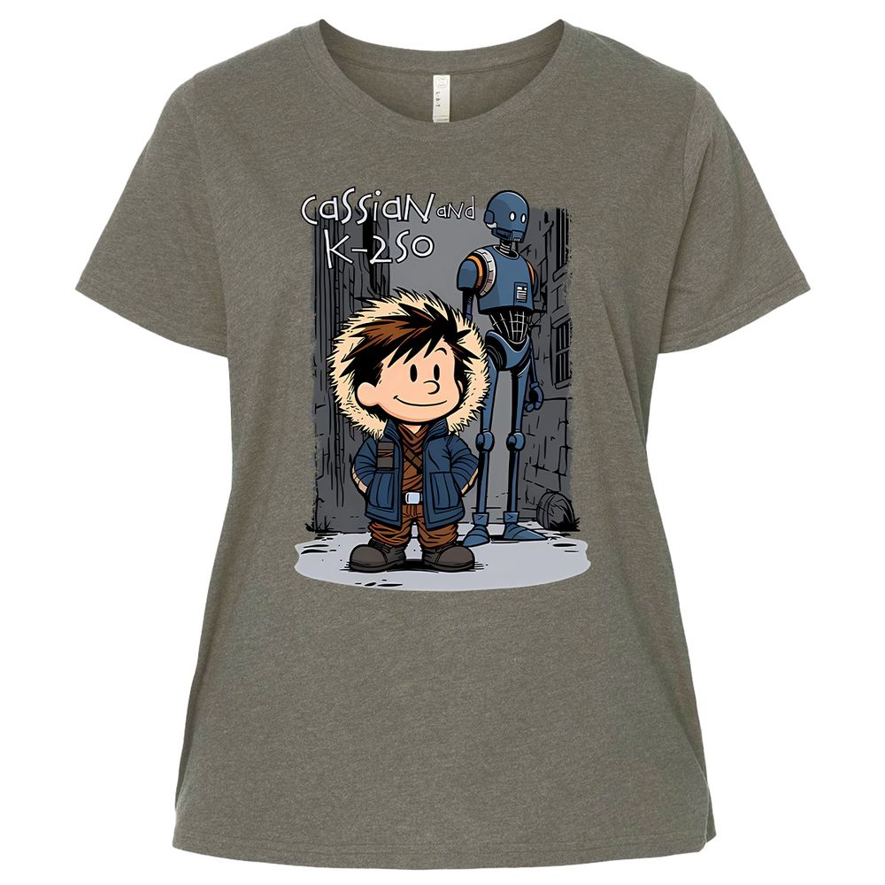 Ladies Curvy Jersey - RURYCZ3S - Bamboo Blackout - 2