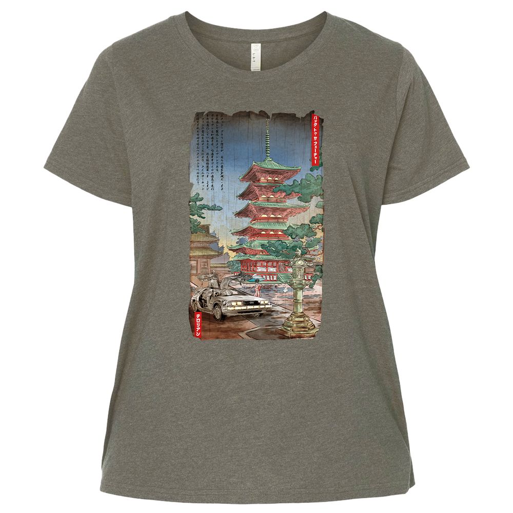 Ladies Curvy Jersey - 877KQZD7 - Bamboo Blackout - 2