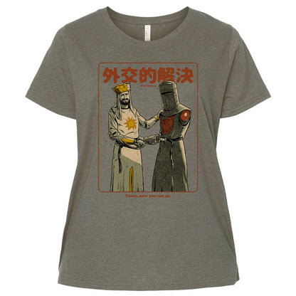 Ladies Curvy Jersey - JUYYA8ZE - Bamboo Blackout - 2