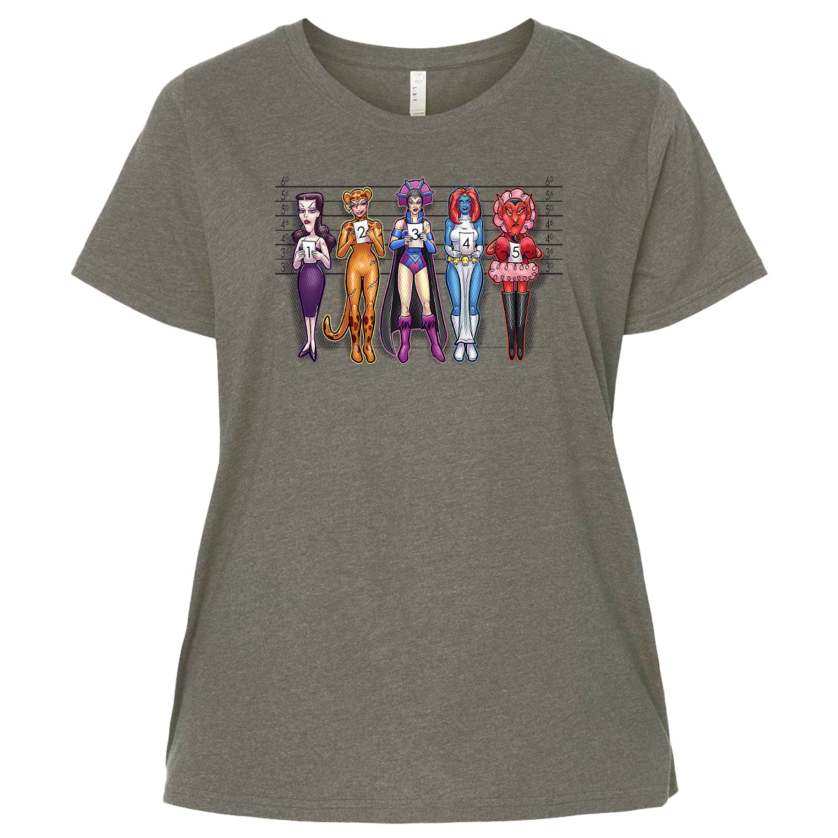 Ladies Curvy Jersey - AEADAFLG - Bamboo Blackout - 2