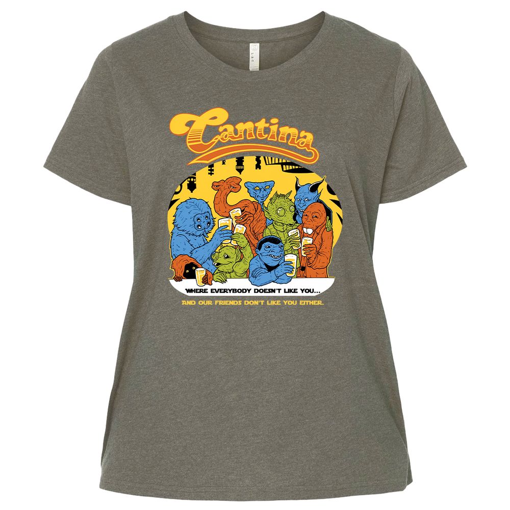 Ladies Curvy Jersey - VB3GF9HZ - Bamboo Blackout - 2