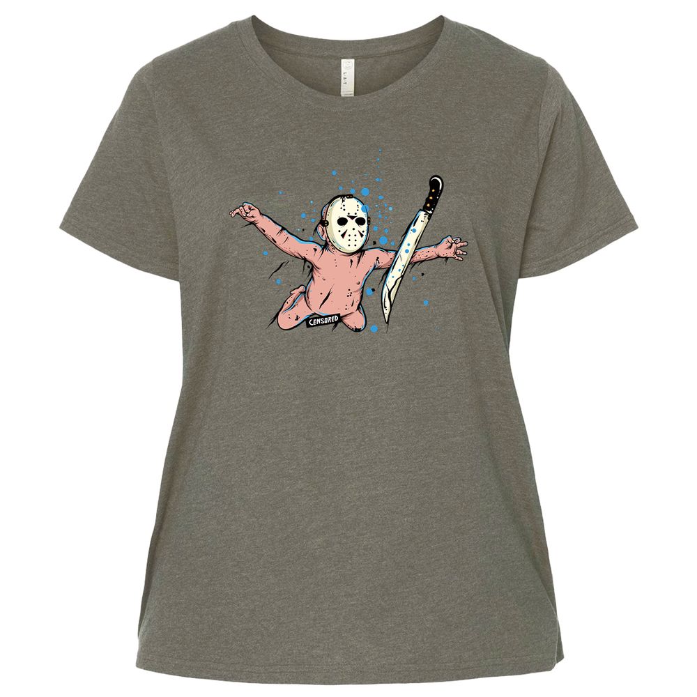 Ladies Curvy Jersey - VV2LHA8N - Bamboo Blackout - 2