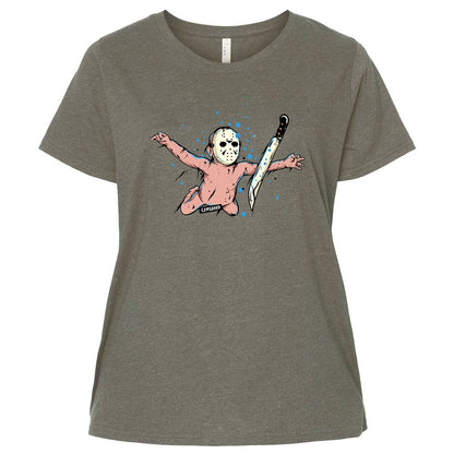 Ladies Curvy Jersey - VV2LHA8N - Bamboo Blackout - 2