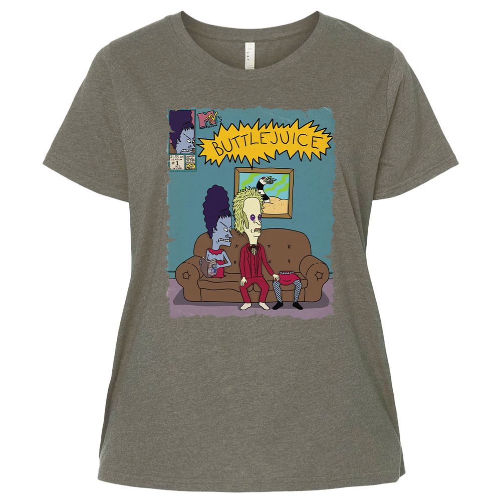 Ladies Curvy Jersey - Q8RE63B9 - Bamboo Blackout - 2