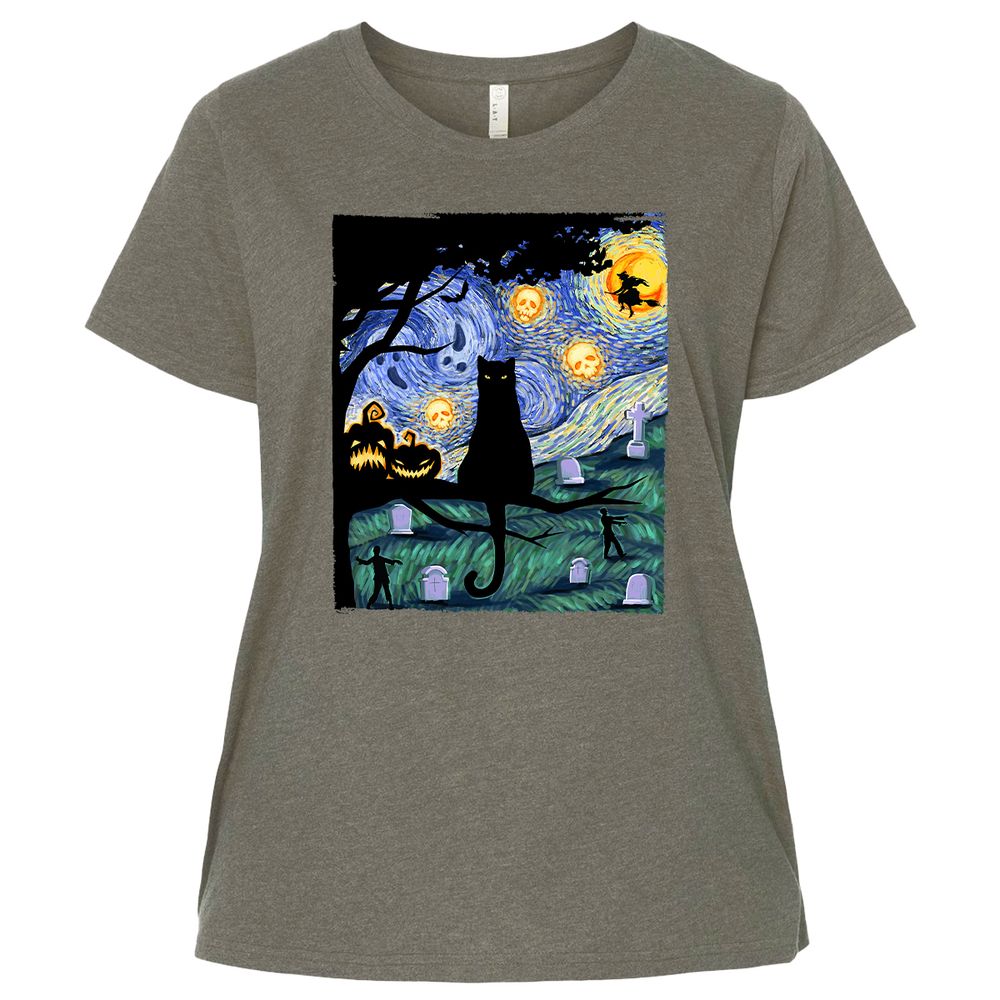 Ladies Curvy Jersey - MN4NQWCY - Bamboo Blackout - 2